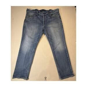 Silver Jeans Co Men’s Relaxed Fit Straight Leg Denim Jeans Blue 42x30